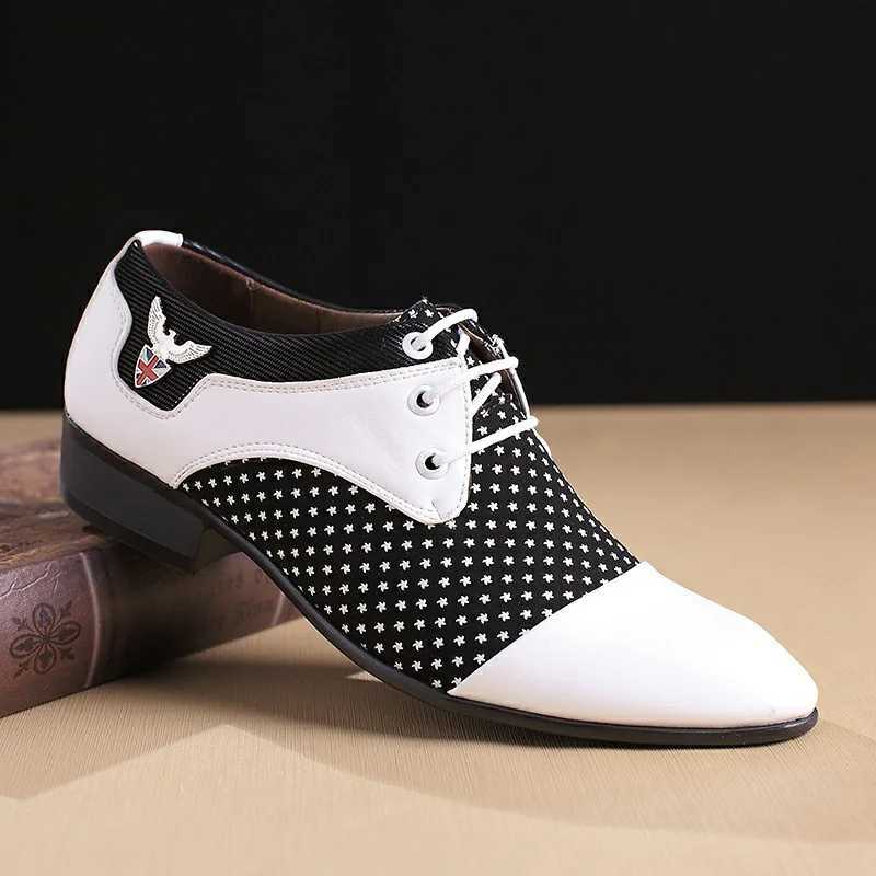 Mens Dress Shoes for Men Lace-Up Fashion Office High Quality Leather Comfortable Business Formal Shoes for Men Wedding Party Style Footwear Y250715
