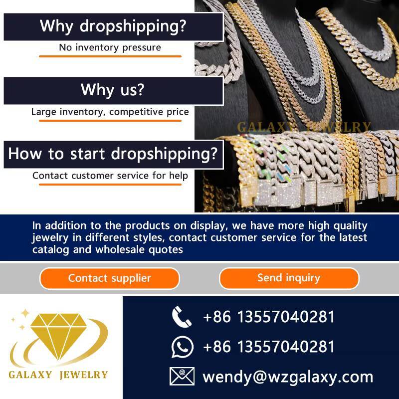 Designer 8mm Vvs Lab Moissanite 925 Silver Diamond Big Iced Out 10k 14k Gold Plated Tennis Chain Set Bracelet Necklace Mens