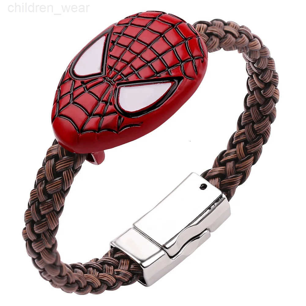 Disney Marvels Spidermans Bracelets Kids Anime Action Figures Bangles Boys Cosplay Classic Toys Women Men Fashion Jewelry Children Gift W20250716