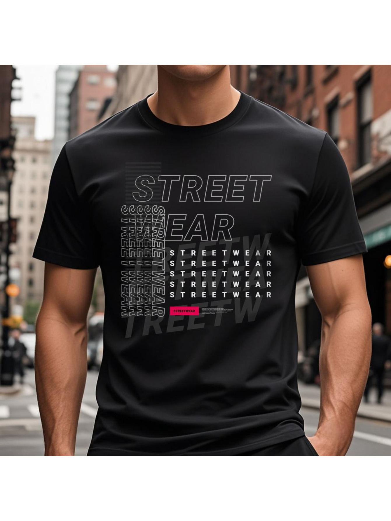 VogueEpoch text black T Shirts Adult 180g Cotton pattern White S-3XL Men Short sleeve Round collar Wed 47