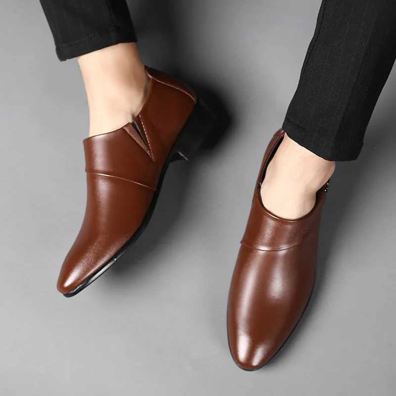 0xford Leather Shoes for Men Luxury Big Size 38-50 Men Dress Shoes Business Party Wedding Office Work Shoe 2025 New Men Loafers Y250715