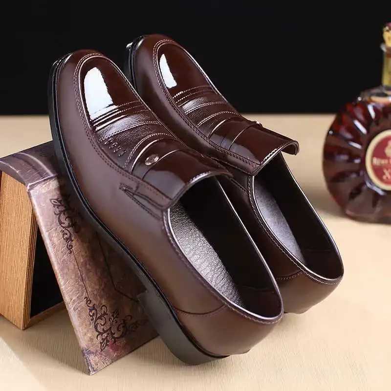 Oxford Shoes for Men Dress Shoes Formal Shoes Fashion Round Toe Business Wedding Dress Men Designer Loafers Y250715