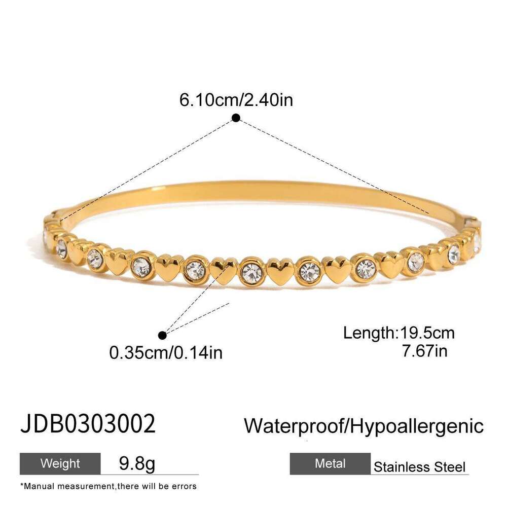 Wanxing Zircon Bracelet Light High-end Feel Titanium Steel Non-fading Niche Design Jewelry