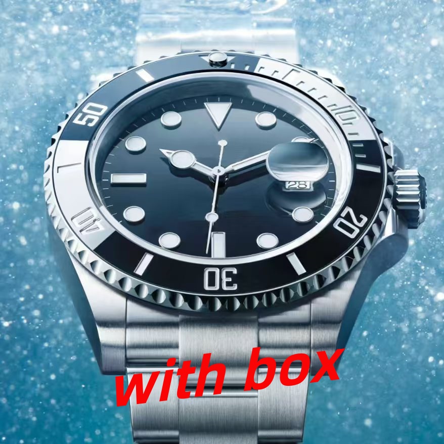 New top Ceramic Bezel Automatic 2813 Movement Mens Mechanical Stainless Steel Watch Master Men Fashion Watches Wristwatches