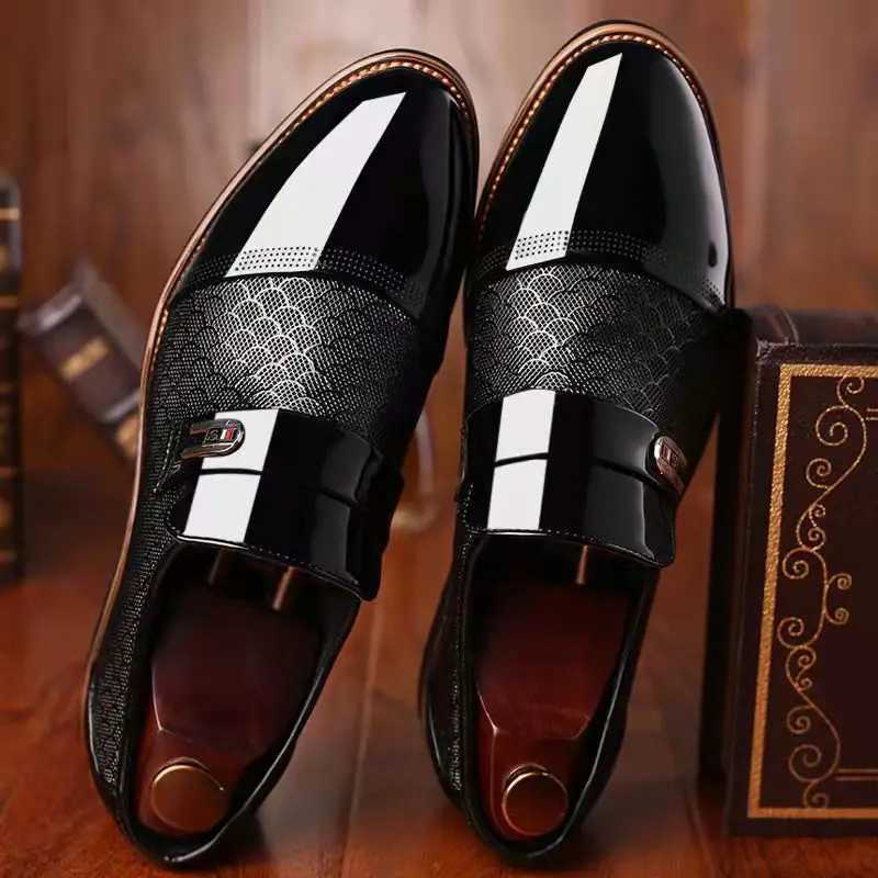 Wedding Business Dress Nightclubs Oxfords Breathable Working Lace Up Shoes New Fashion Mens Leather Shoes Y250715