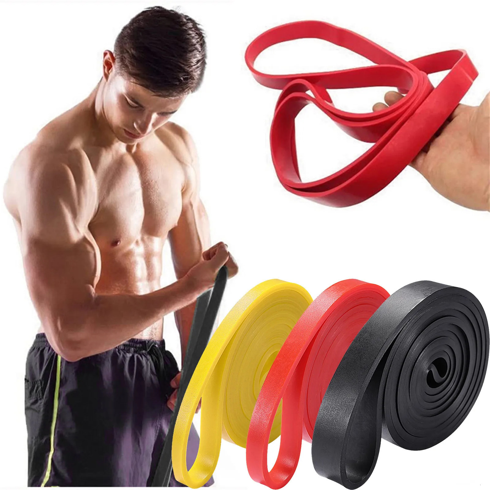 Loop Elastic Resistance Bands Weight Lifting Bands Powerlifting Bands Pullup Assistance Bands And Yoga Stretch Bands 250715