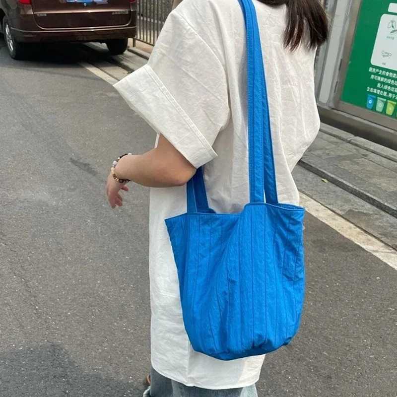 Casual Bag for Women Shopper Handbags Environmental Storage Reusable Shoulder Tote Bag School Bags Girl Designer Bag