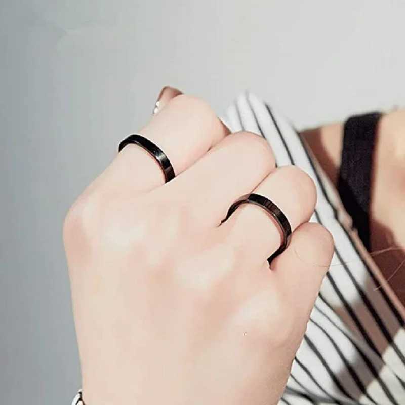 VQYSKO 3mm Gold Color Filled Rings for Women Girls Stacking Stackable Band Thumb Pointer Finger Plain Ring Comfort Fit S250716