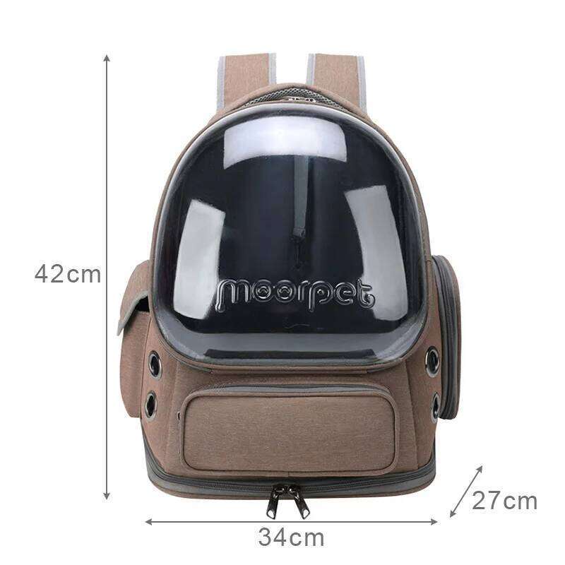 Transparent Carrier Outdoor Travel Backpack for Cats Small Dogs Breathable Cat Carrying Bag Pet Supplies