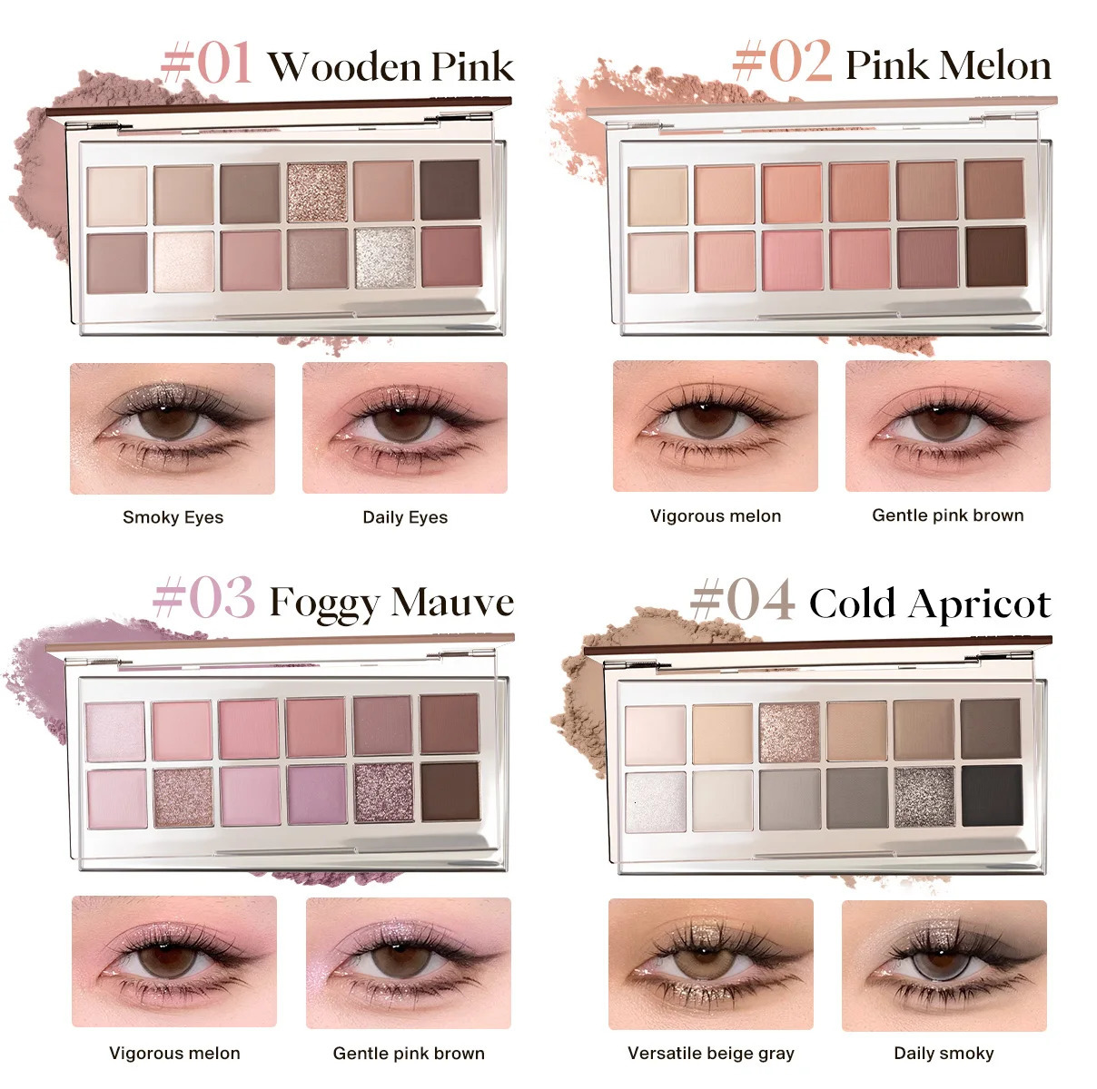 JOOCYEE 12 Shades Eyeshadow Palette 250712