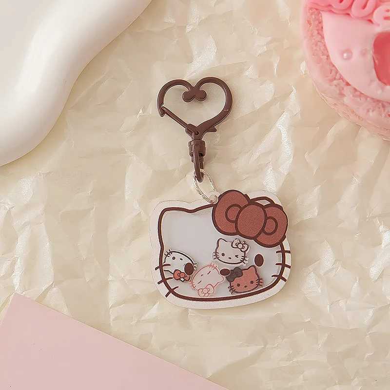 Sanrio Hello Kitty Keychain Sanrio Kawaii Anime Doll Pendant Decoration Funny Cartoon Keyring Jewelry Ornament Accessories Gift Toysw250716