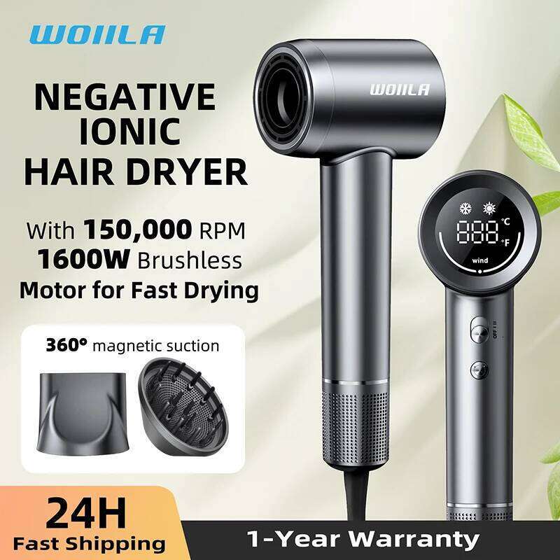 Professional High Speed Dryer 110V Negative Ion Constangt Temperature Care Fast Anion Electric Hair Dryer