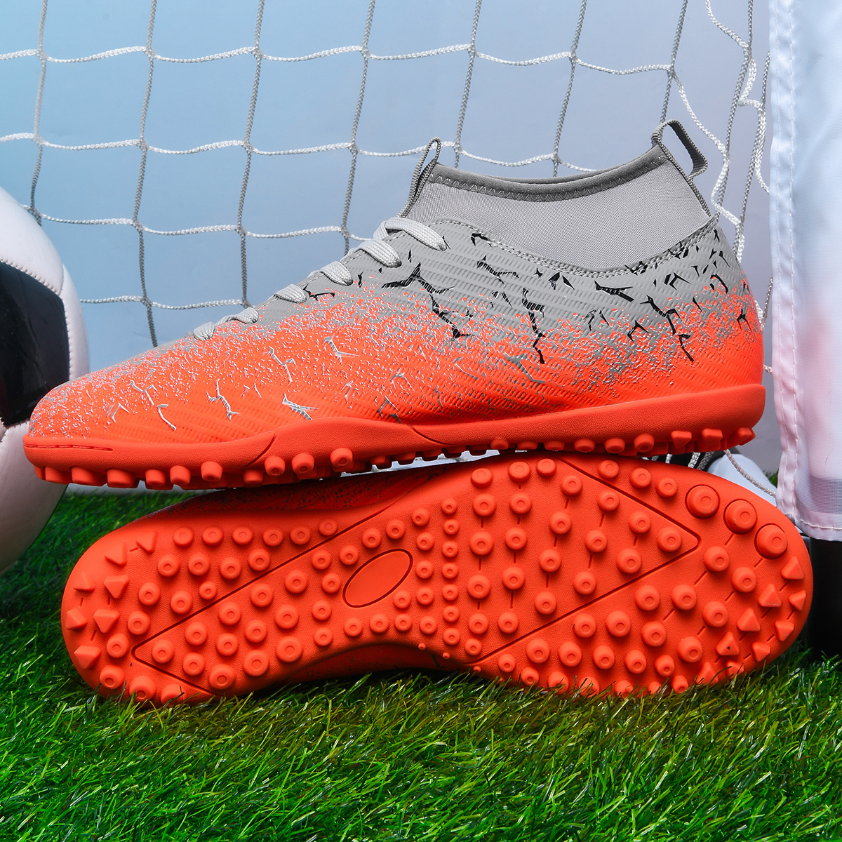 Men's Football Shoes with Broken Studs - Suitable for Children & Students