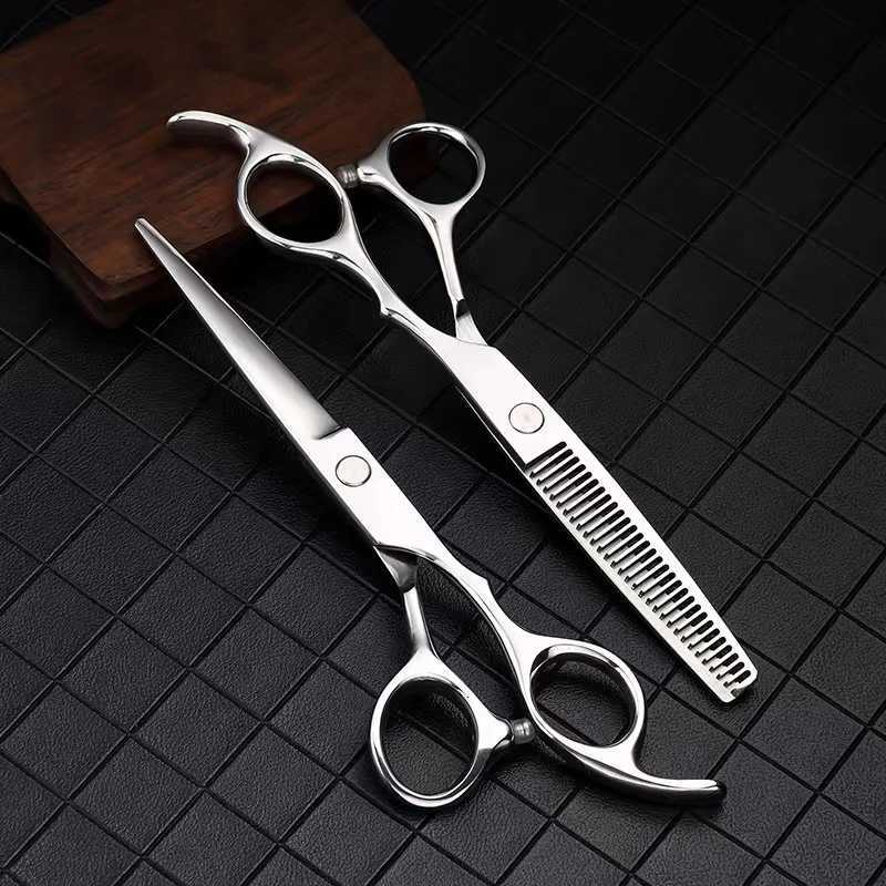 Professional Salon 6.0 Barber Scissor Hair Scissors Hairdressing CuttingThinning Shears Set W250716