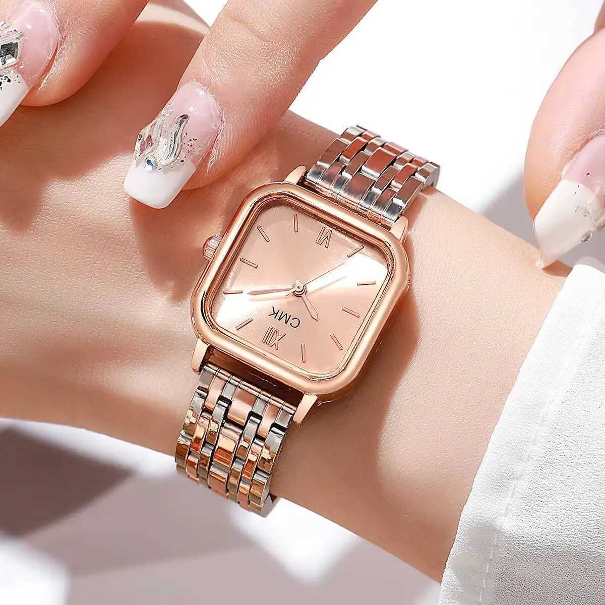 Fashion Wen es Casual Square Dial Quartz Wristwatches Womens Watch Girls Clock GiftWithout Box Y250715