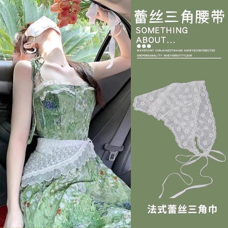 2025 Korean Style Spring Summer Heavy Lace Ruffle Shorts Skirt Apron Pants Swing Women Direct Factory