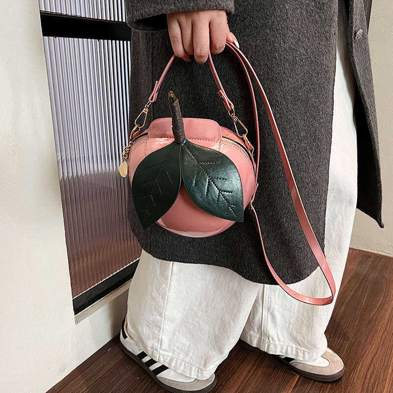 Personalized Creative Watermelon 2025 Cute Sweet Girl Fashion Niche Design Stylish Single Shoulder Crossbody Small Round Bag