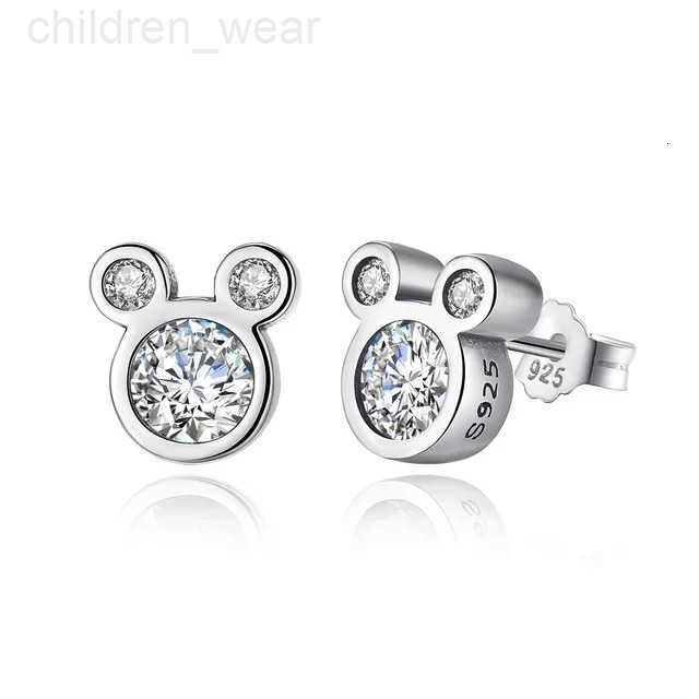 Disney New 925 Sterling Silver Rings Mickey Minnie For Women Kids Original Silver 925 Wedding Ring Jewelry Gift W20250716