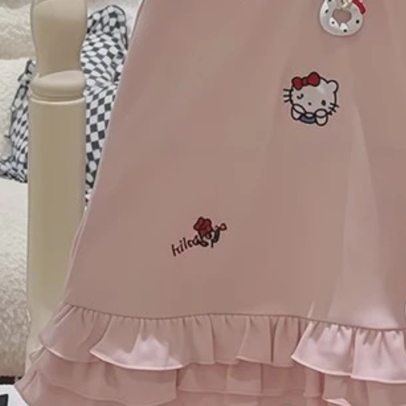 Princess dress cartoon printed dress beach dress little girl dress birthday outfit dress children's designer clothing princess designer summer cl
