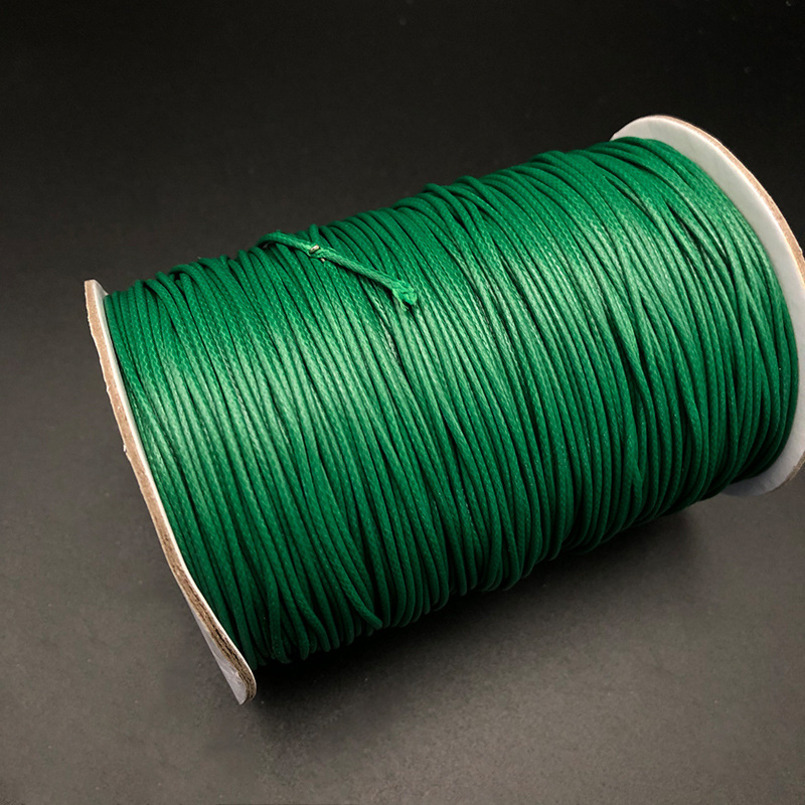 0.5-4.0MM Colorful Korean Cord Wax Handmade Braided Necklace Pendant Eco-friendly DIY Accessories Rope