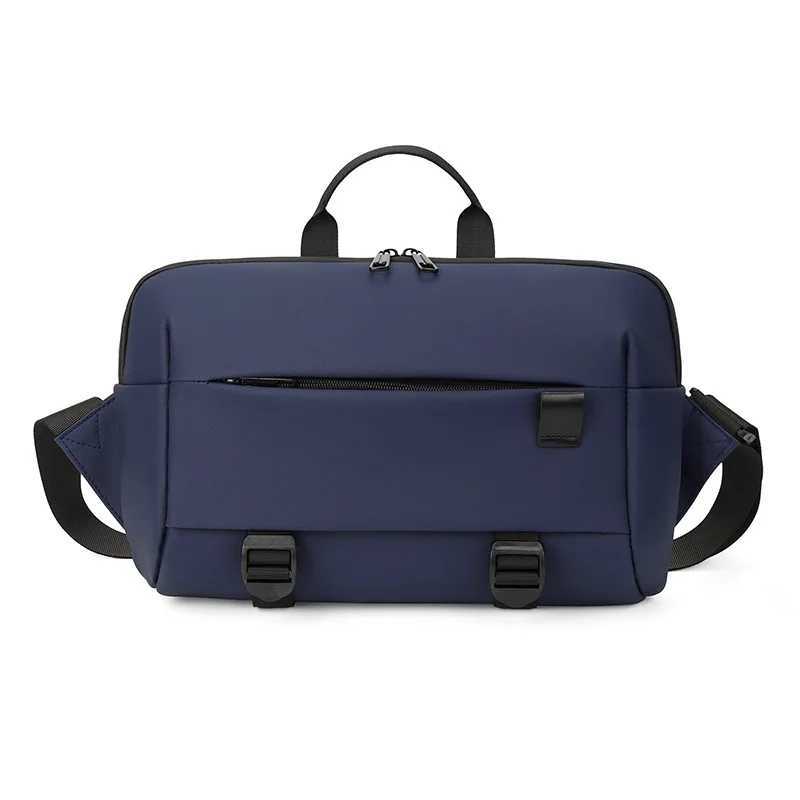 Mens Bag With Large Capacity Trendy Versatile able Casual Simple Waterproof Single Shoulder Cross Body Bag