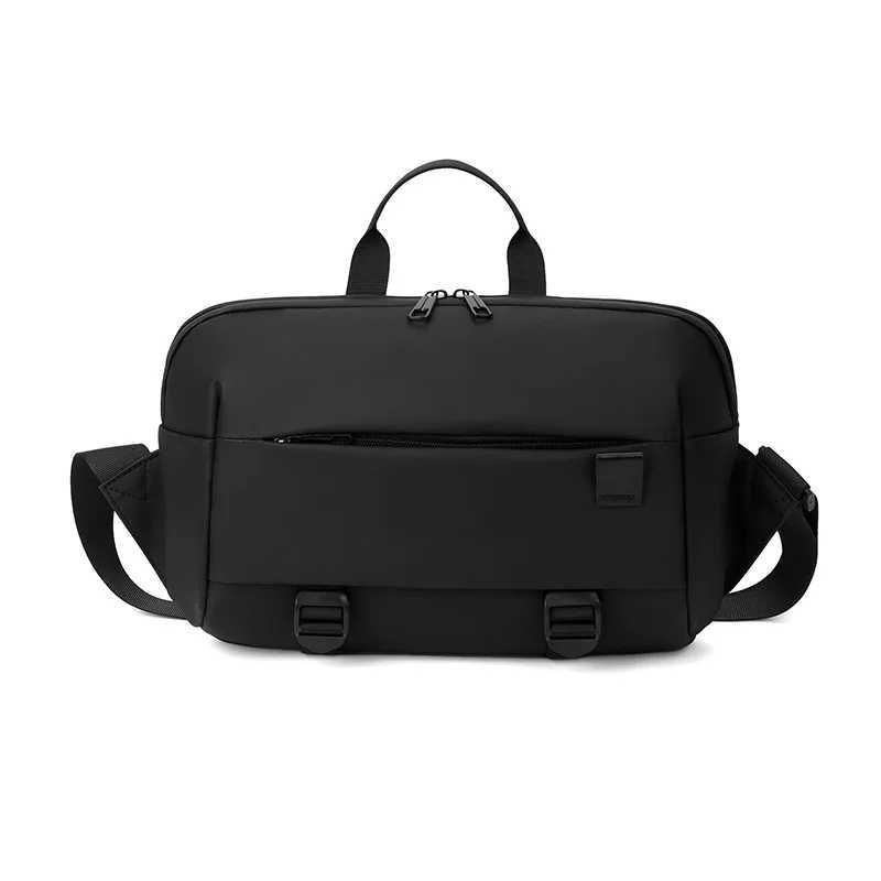 Mens Bag With Large Capacity Trendy Versatile able Casual Simple Waterproof Single Shoulder Cross Body Bag