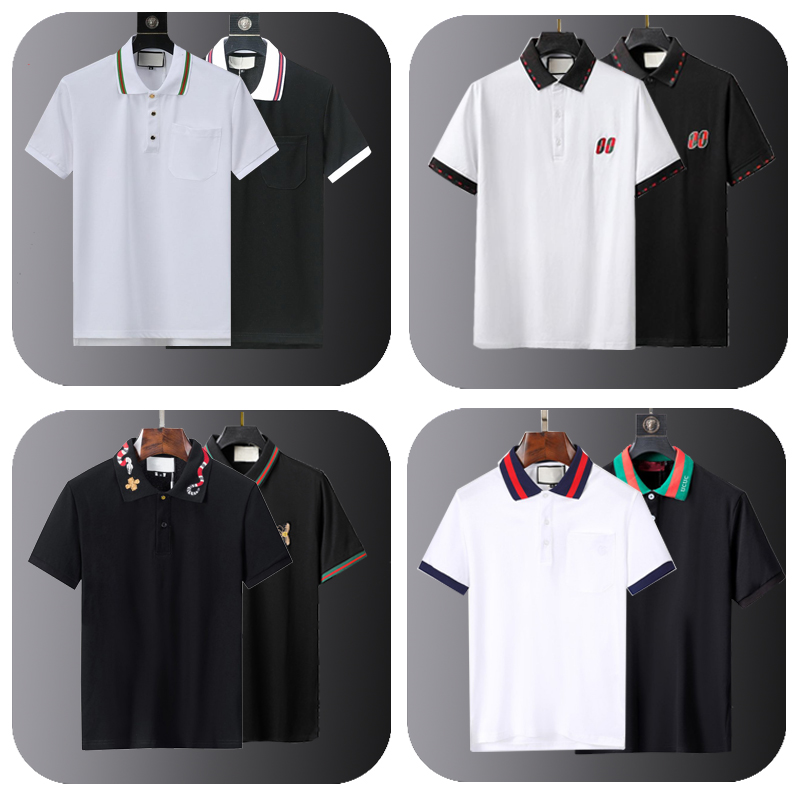 Top polo mens polo shirt 5A designer polo golf shirt 2025 summer high end luxury New fashionable polo shirts for men Pure cotton lapel printed short-sleeved Asia M-3XL