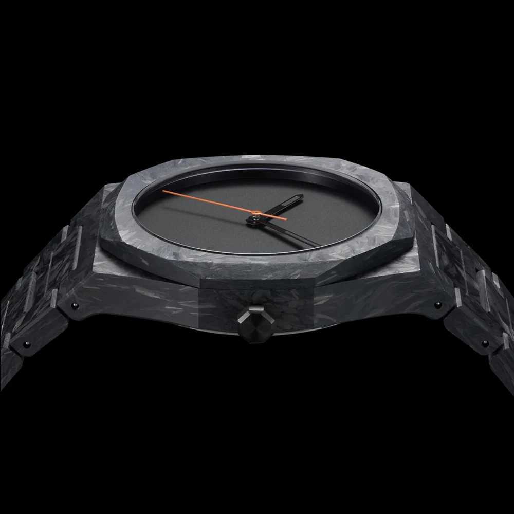 Mens Classic Business Arabic Numerals Polycaonate Quartz Fashion Sports Slim Waterproof Clock Y250715