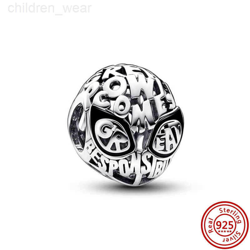 Disney S925 Sterling Silver Spiderman Mickey Minnie Charm Beads Fit Original Pantaro Charm Bracelet Women Jewelry Gift W20250716
