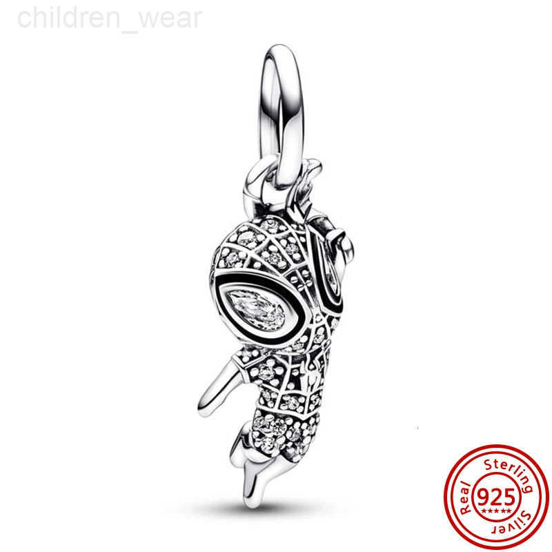 Disney S925 Sterling Silver Spiderman Mickey Minnie Charm Beads Fit Original Pantaro Charm Bracelet Women Jewelry Gift W20250716