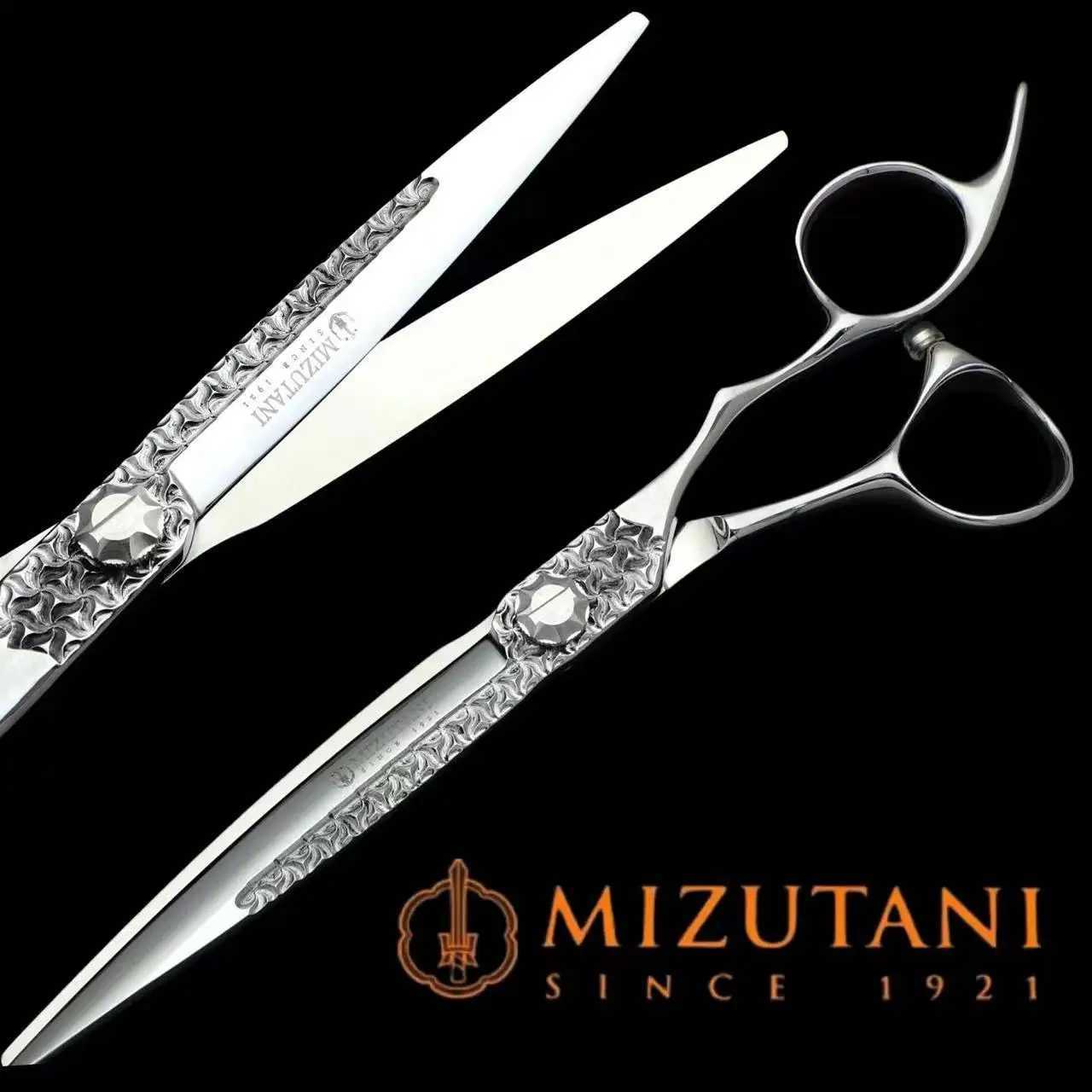 6.0 inch 440C Shui Gu Barber Scissors Thinning Scissors Professional Barber Tools Flat Scissors W250716