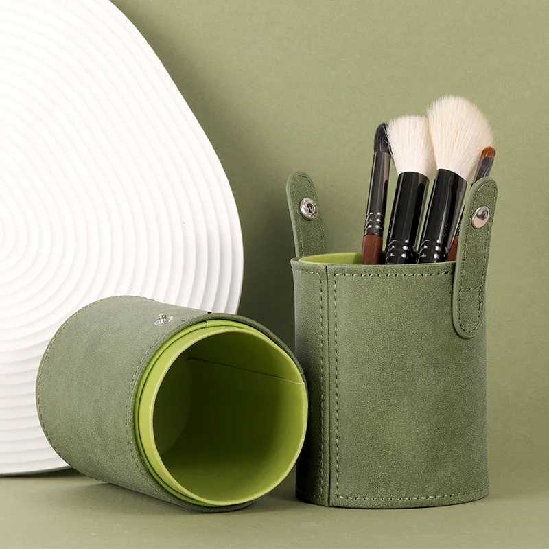 0000000000000000 Makeup Brush Holder Professional Makeup Brush Holder Green Organizer Waterproof Cosmetic Women Beauty Cosmetics Bags XJ2500716