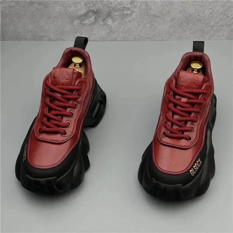 Style Men Shoes Autumn Winter Comfortable Mens Thick Platform Sneakers Fashion Casual Shoes Sports Trainers Tenis 250714