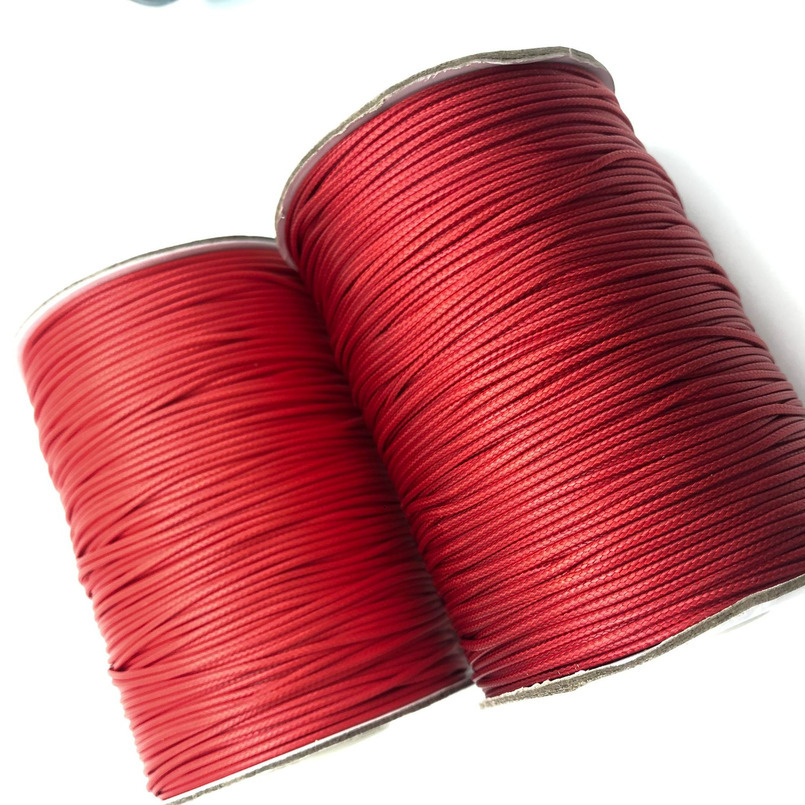 0.5-4.0MM Colorful Korean Cord Wax Handmade Braided Necklace Pendant Eco-friendly DIY Accessories Rope