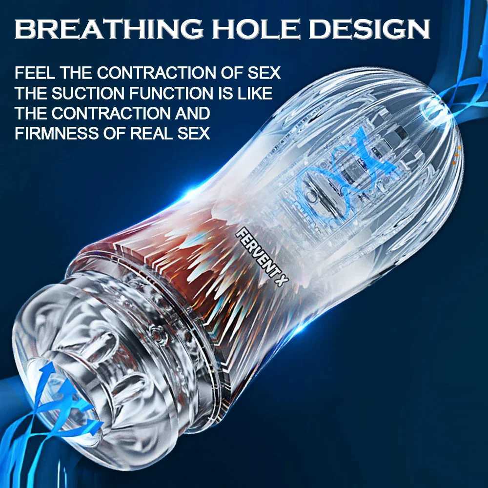 Male Masturbators Cup Vagina Vacuum Soft Pussy Endurance Silicone Exercise Masturbation Sex Toys Pocket Masturb Cup for Men 18+XJ250715