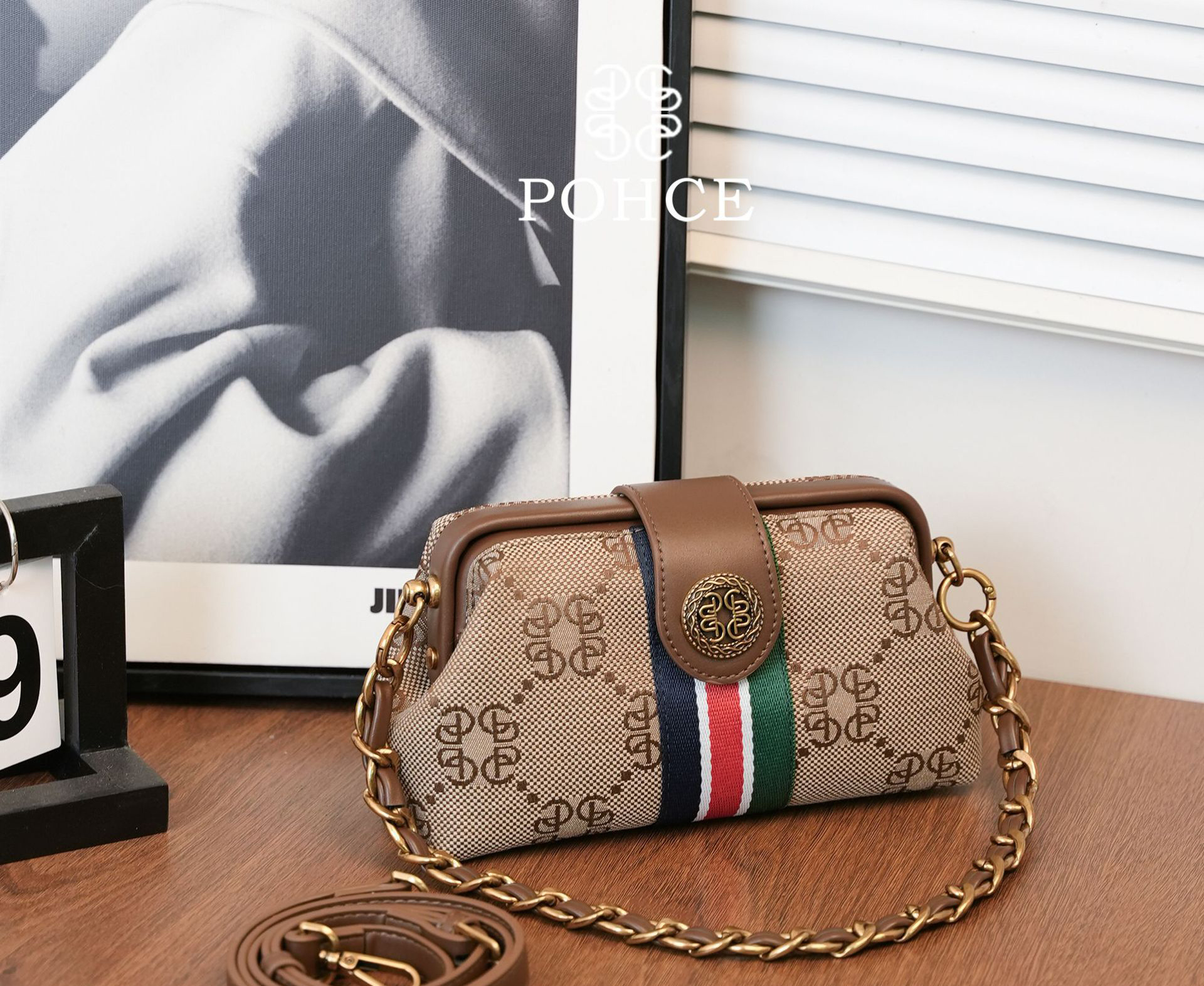 Free Shipping New Designer Shoulder Bags Embroidered Classic Dumpling Bun luxury vintage Shoulder Cross black brown