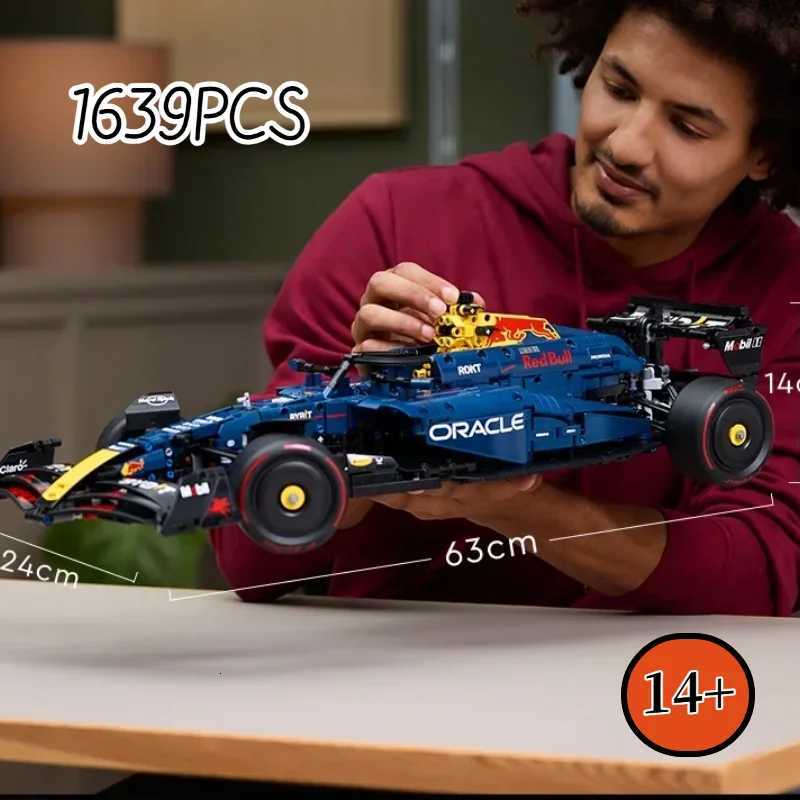 2025 42206 Technical Mechanical Building Blocks 1639pcs RB20 F1 Formula Racing Assembly Model Set Adult Boy Toy Christmas Gift R250715