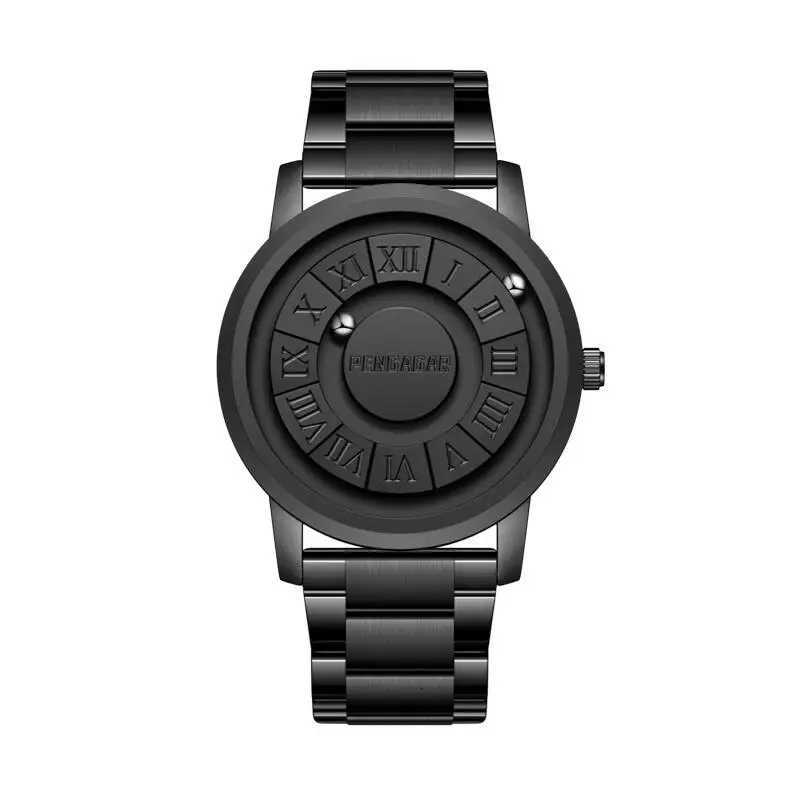 Pengagar Luxury Men Creative Scrolling Pointer Magnetic Force Sport Es Man Quartz Chronogrh Man Relogio Mascino Y250715