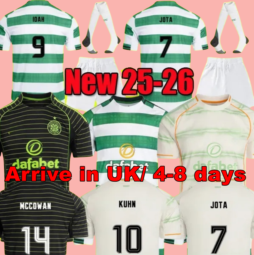 25 26 celticfc jerseys 24 25 soccer jersey home green away black football shirt men kids sets kits Origins fans player version children