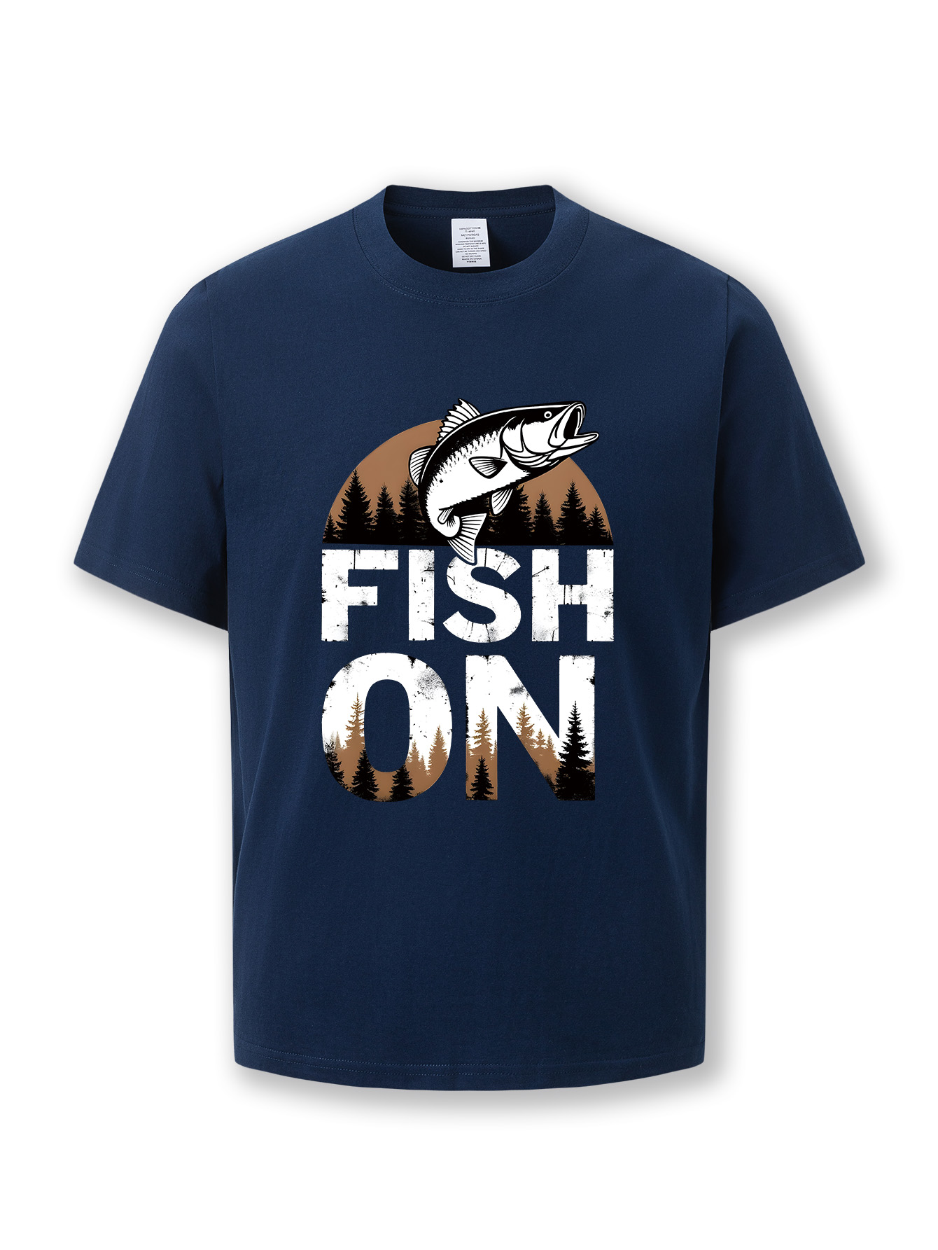 T-Shirts Round Neck Summer Top - Fashionable Breathable Cotton Shirt Featuring Cute Animal Design