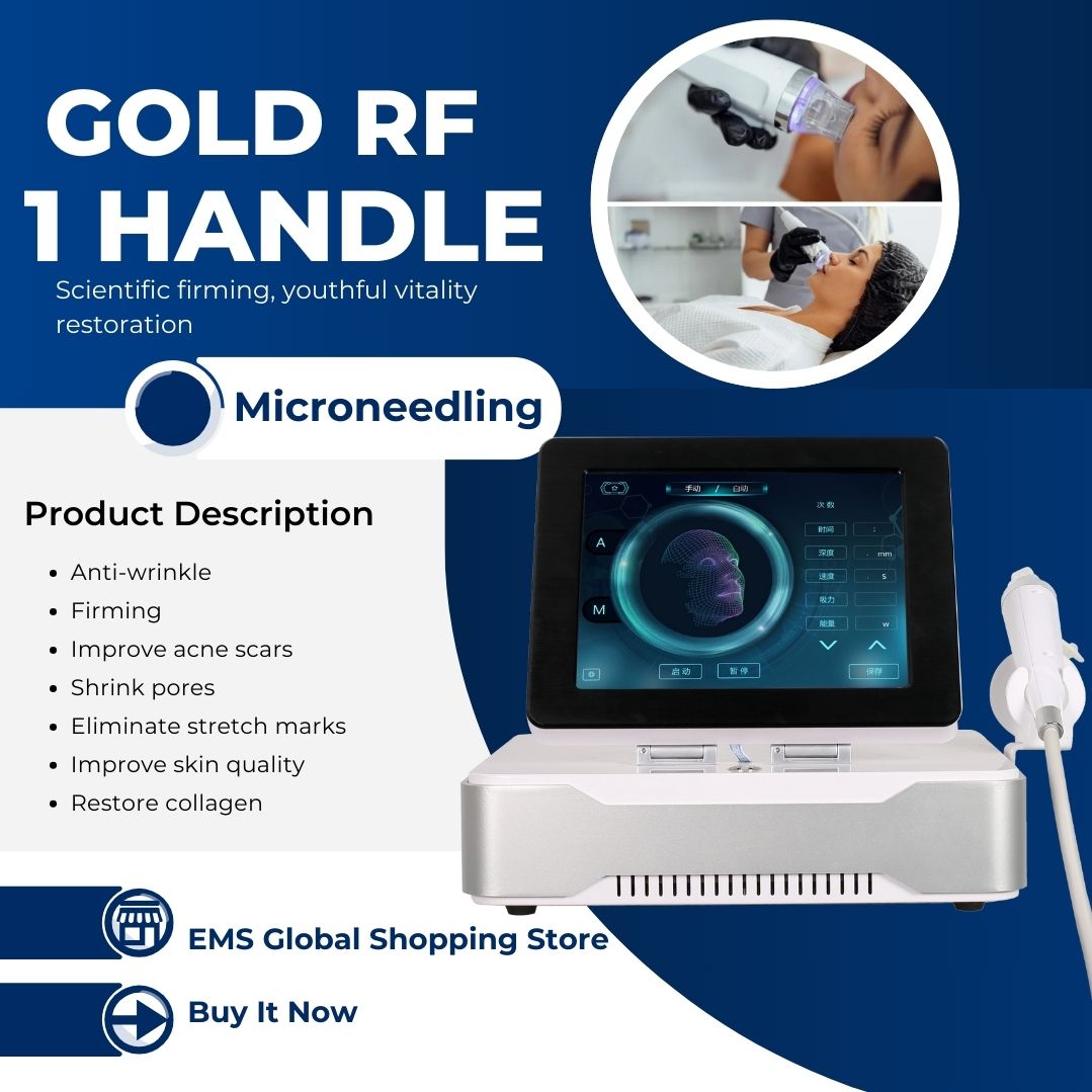 RF Microneedling Equipment For Stretch Mark Removal And Anti-Aging Skin Treatments Spa RF Machine For Estheticians