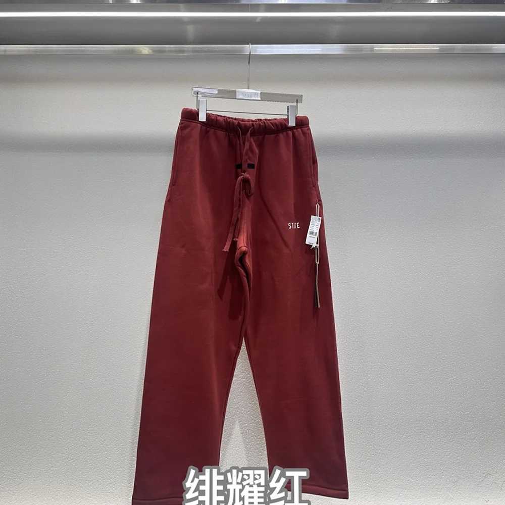 Autumn Collection Sweatpants Men Women Hip Hop Streetwear State Letter Print Drawstring Pants Best Quality Wide Leg Trousers y250716