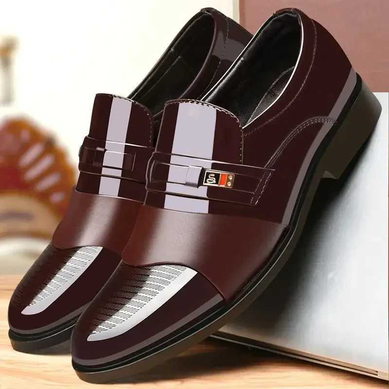 Business Official Social Shoe Male Leather Casual Not 39 Gentleman New Elegant and Classic Italian Suit Party Mens Formal Shoes Y250715