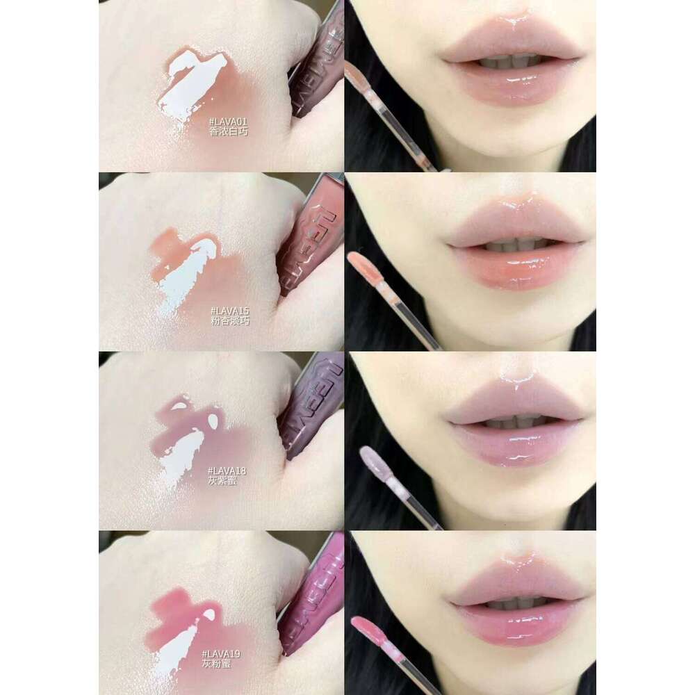 LEEMEMBER Gloss Mirror Original Moisturizing Hydrating Low saturation Color Lipstick Fine Flash Longlasting Lip Makeup 3g