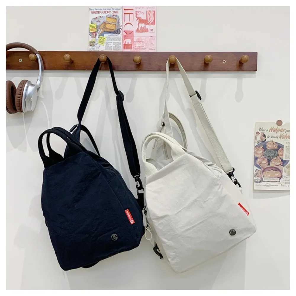 New Quick-dry Shoulder Bag Large Capacity Nylon Handbag Lightweight Zipper Laptop Bag Students