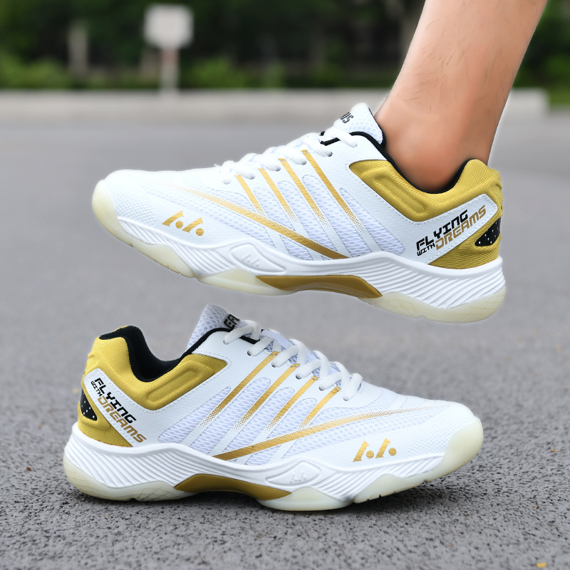 Professional grade badminton shoes for men and women with anti-slip, wear-resistant, shock-absorbing training sports shoes, breathable shoes