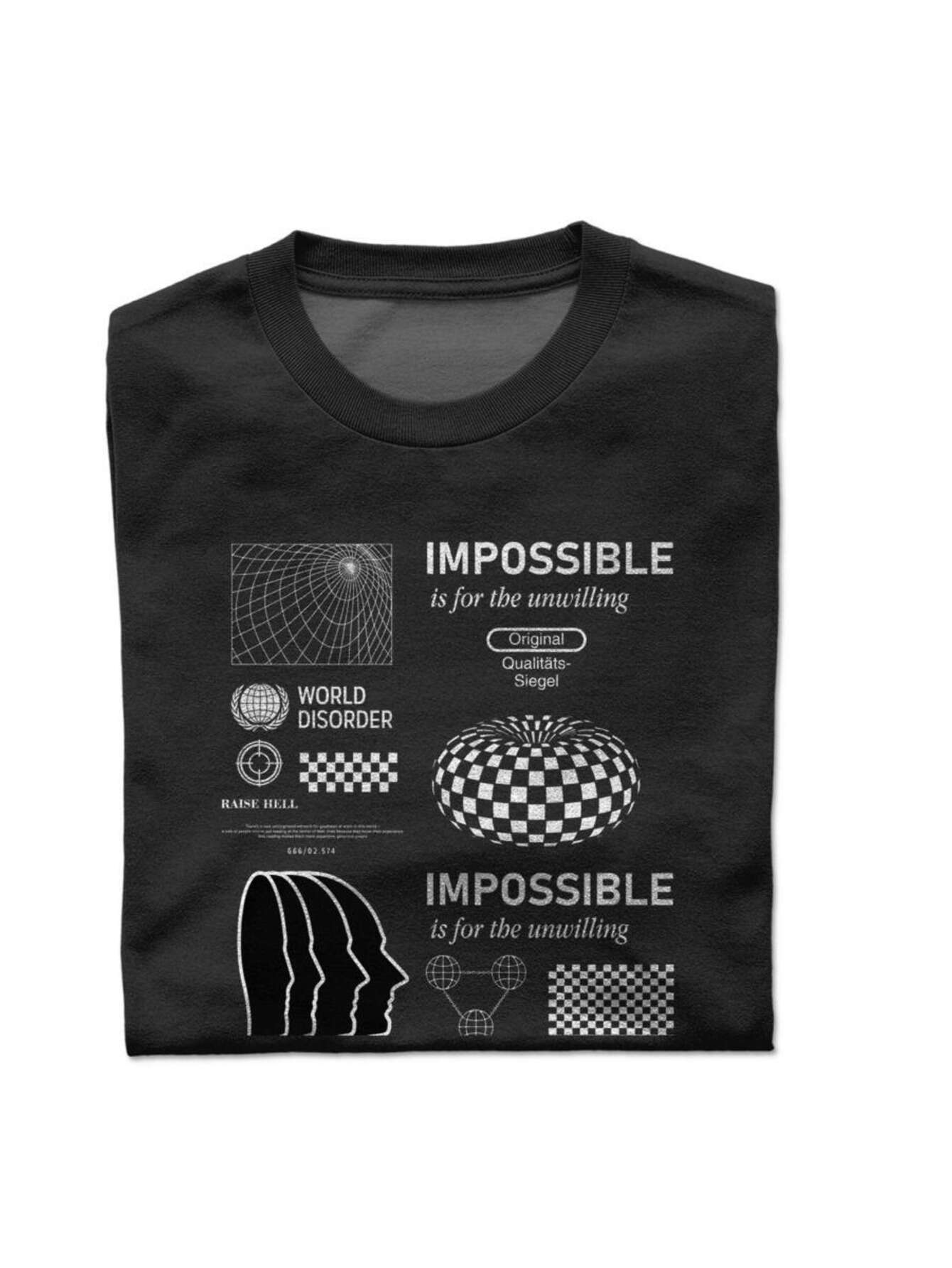 CHIC GENTS Round collar Short sleeve Adult Men's T-Shirts Cotton S-3XL black 180g Wed 5e