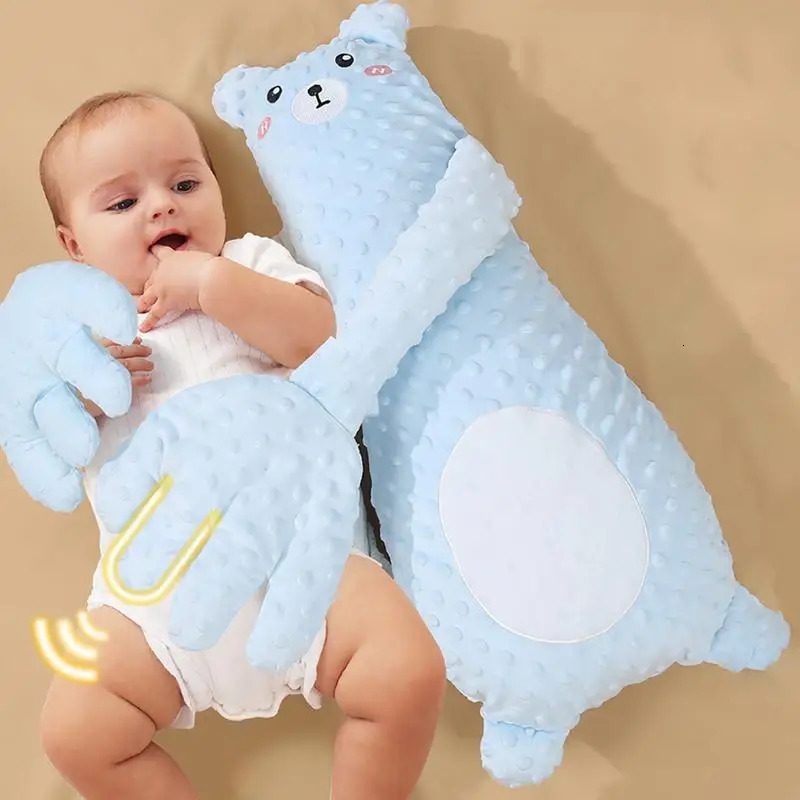 Adjustable Automatic Baby Patting Sleep Pillow Startle Prevention Soothing Palms for 03 Toddler Remote Control Aid 250716
