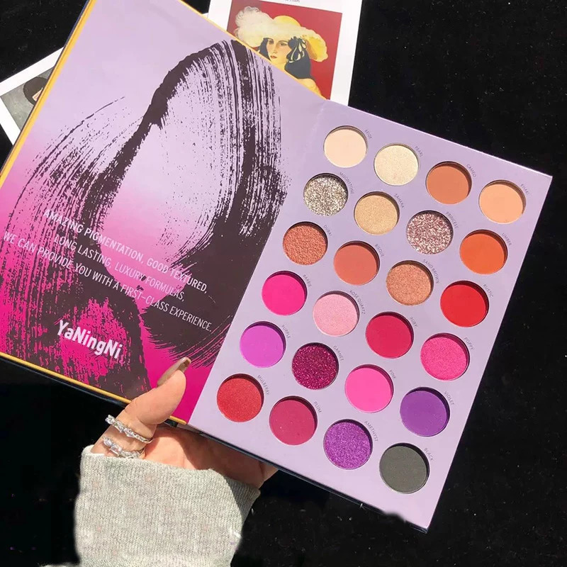 72/60 Colors Eyeshadow Palette Matte Glitter Pearlescent Powder Delicate Easy To Clear Shimmer Eye Shadow Corlorful Makeup Tool 250712