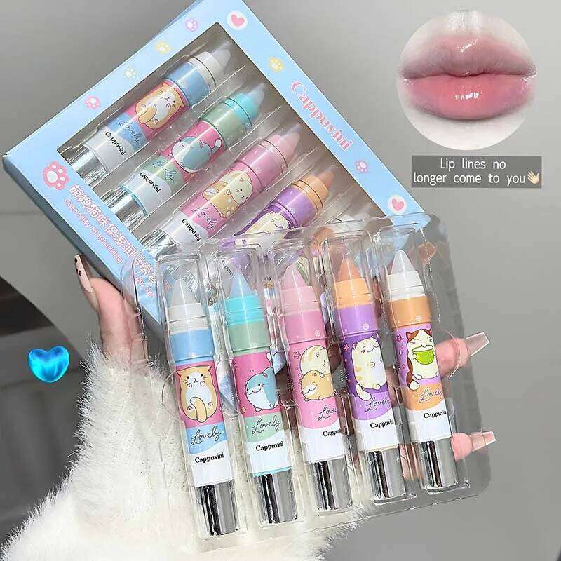 CAPPUVINI Cute Cat Moisturizing Lip Balm, affordable care, lip balm for women, moisturizing and nourishing X250716